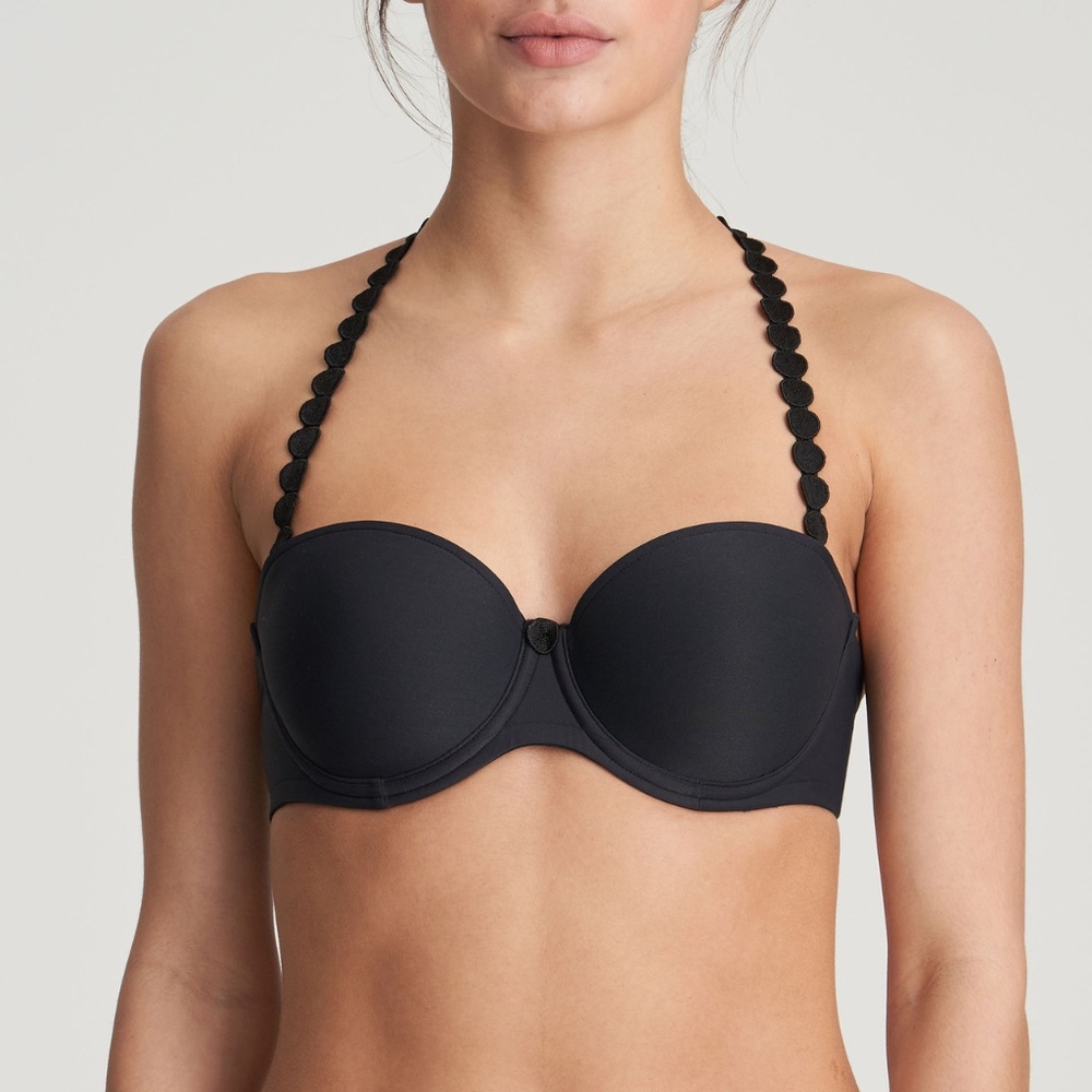 Marie Jo CHARCOAL Tom Strapless Underwire T-shirt Bra, US 36C, UK 36C